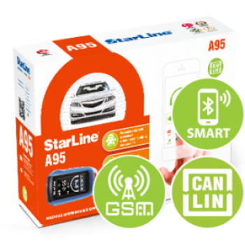 Автосигнализация StarLine A95 BT 2CAN+LIN GSM