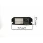 Штатная камера заднего вида AVS312CPR (#026) для автомобилей HYUNDAI I20 / I30