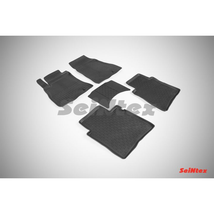Резиновые коврики с высоким бортом Seintex для Nissan Sentra 2014-